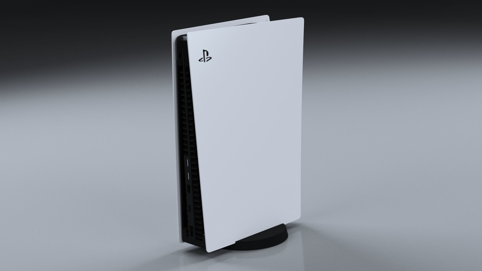 Sony Playstation 5 with gamepad 3D model 3D model_3
