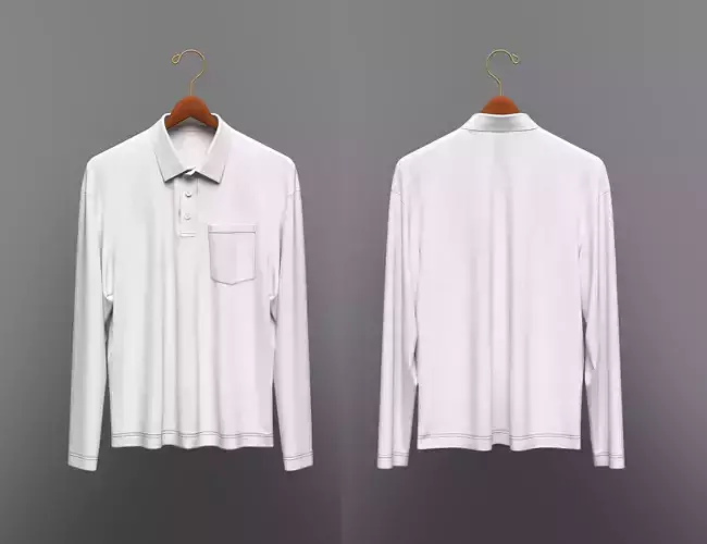 Full sleeve Polo On Hanger