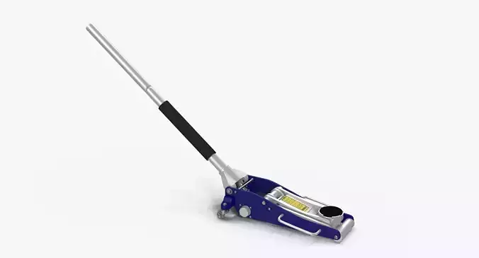Car Jack Blue Floor