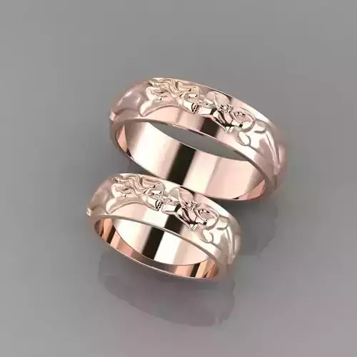 wedding rings boy and girl ko0029