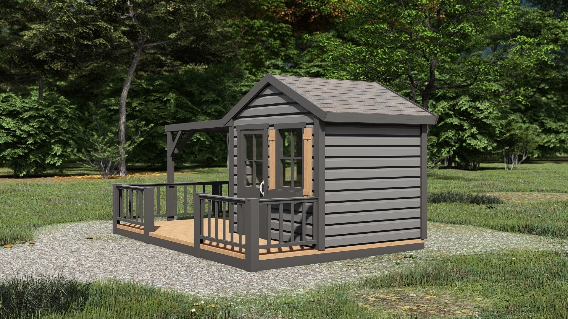 3D model of a childrens playhouse 3D model_2