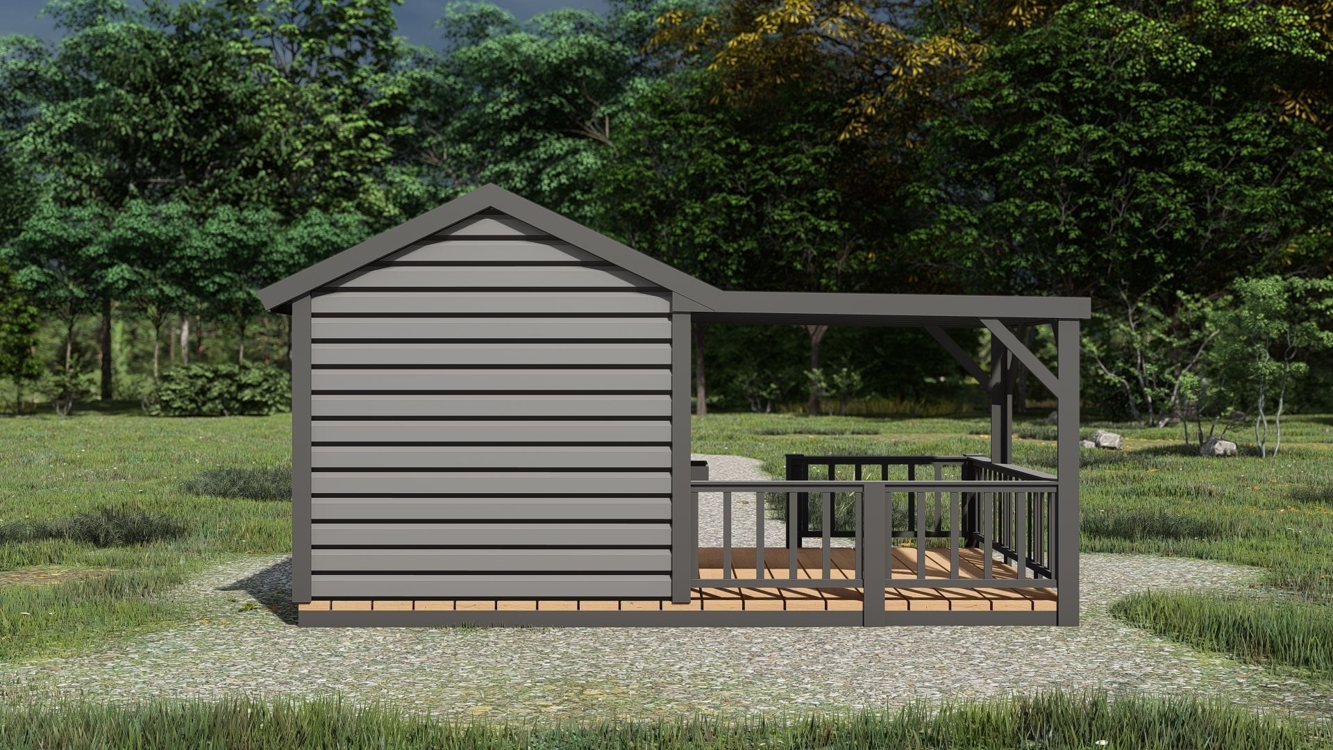 3D model of a childrens playhouse 3D model_3