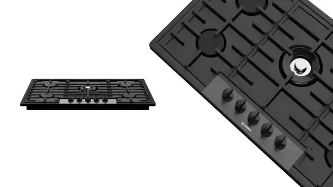 Selena 5 Top 36 Inch Cooktop 3D model