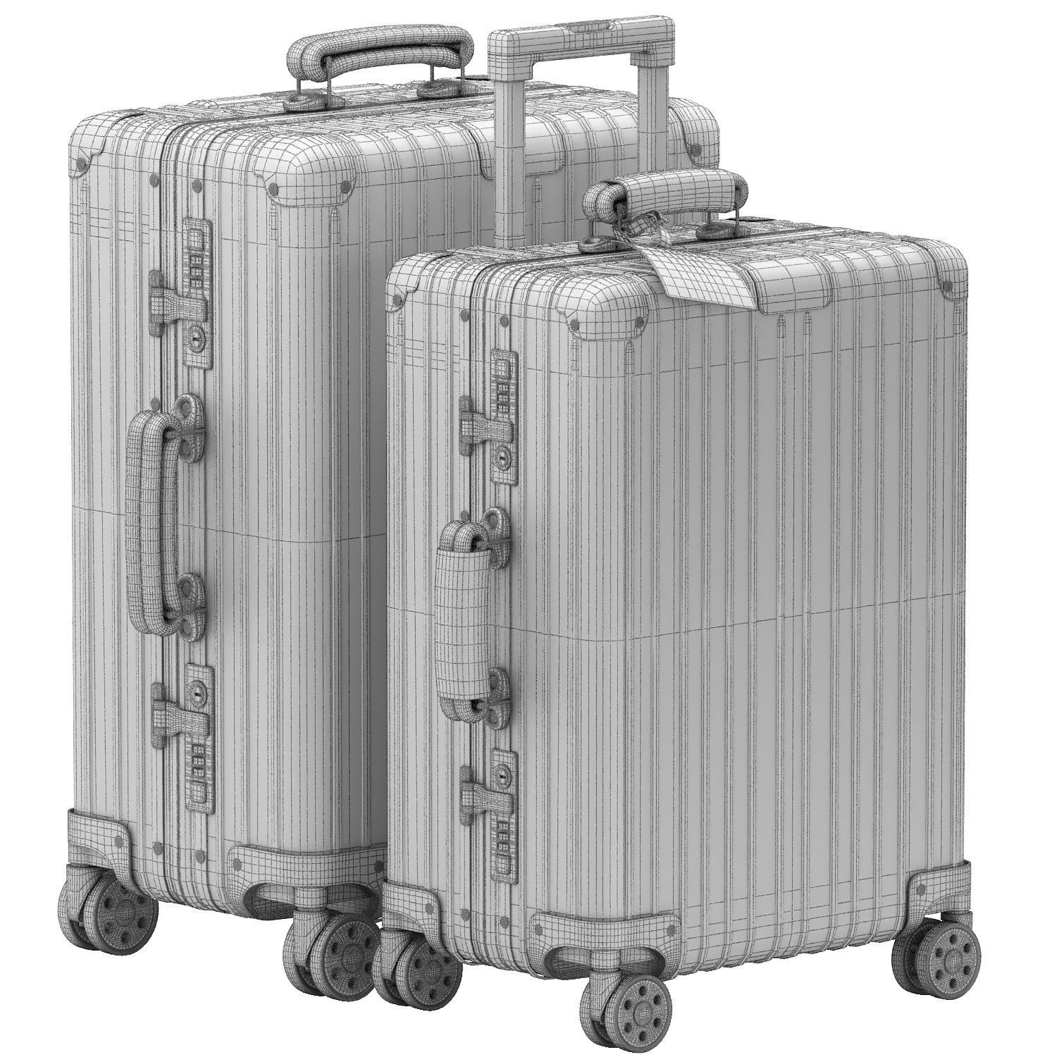rimowa suitcase 3D model_5