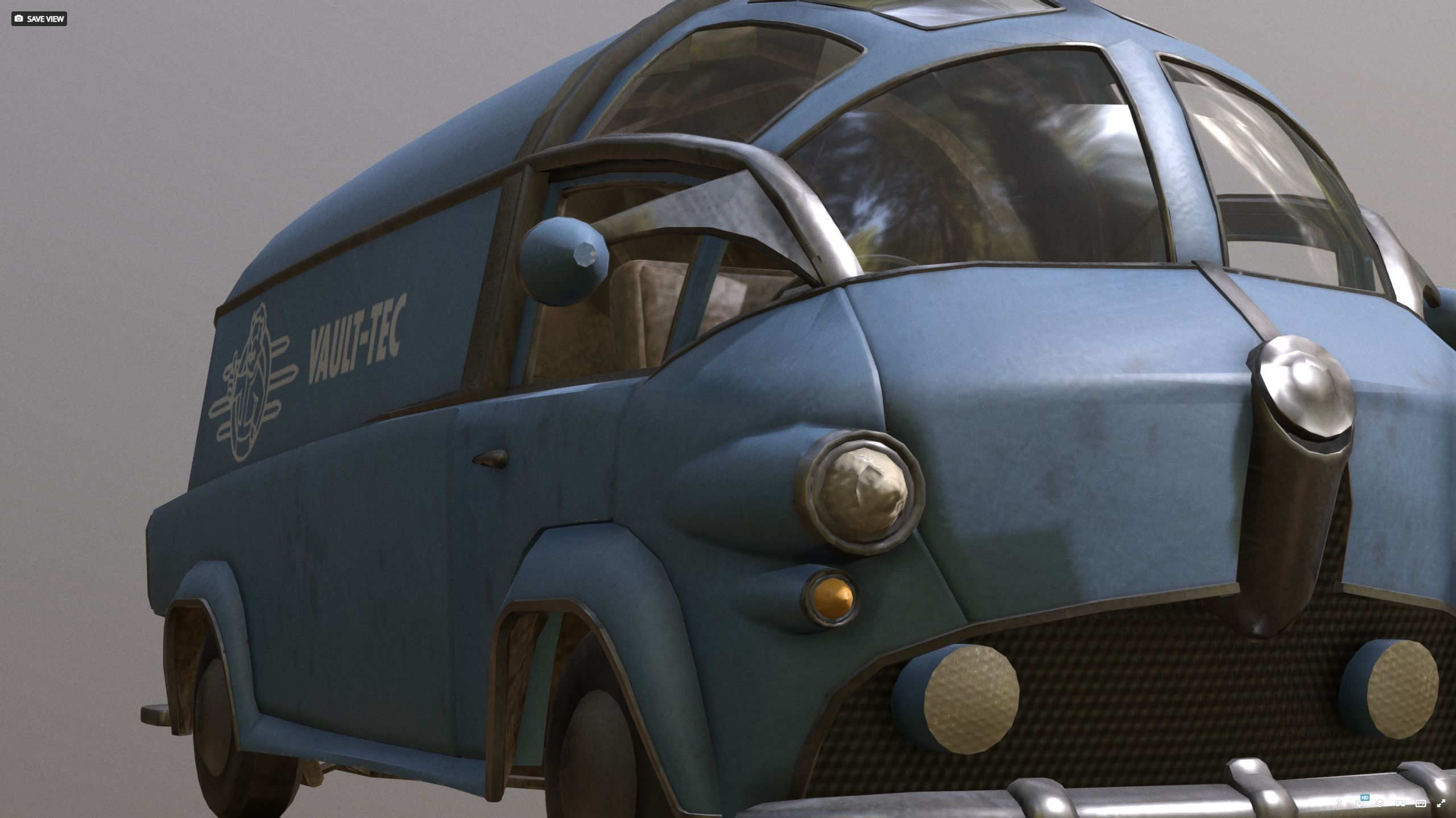VAULT-TEC car new - before 3D model_15