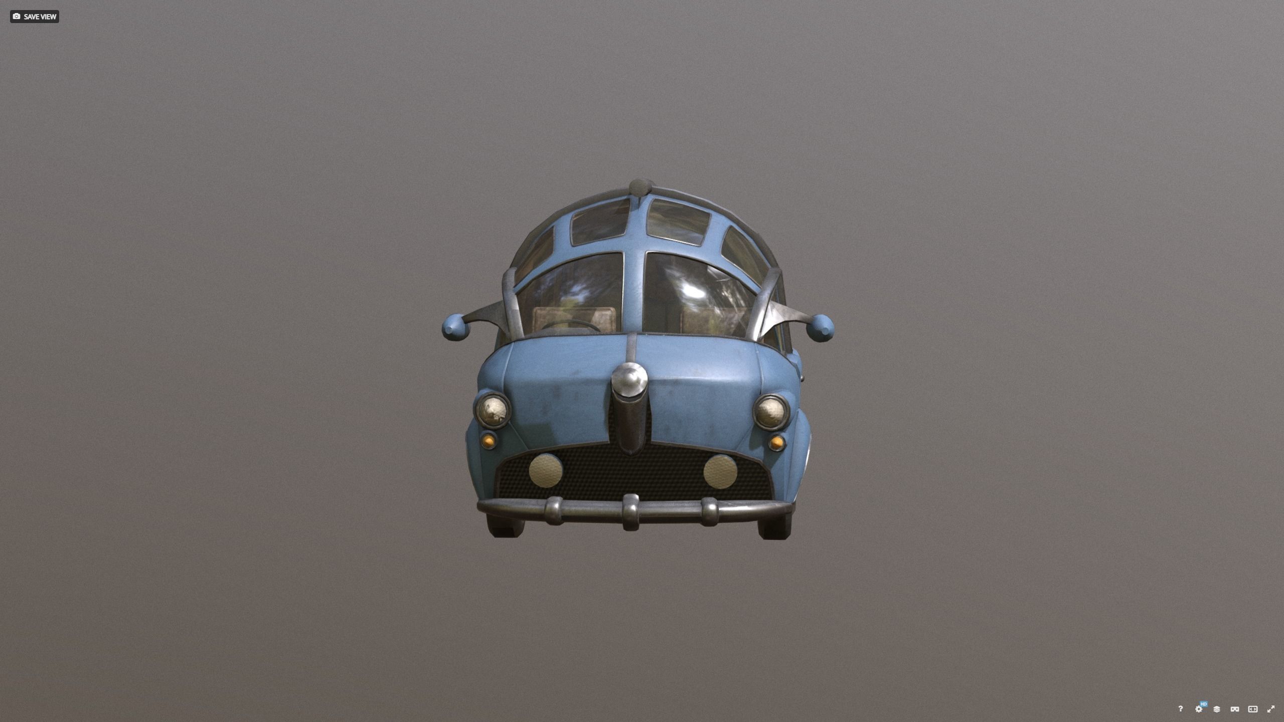 VAULT-TEC car new - before 3D model_11