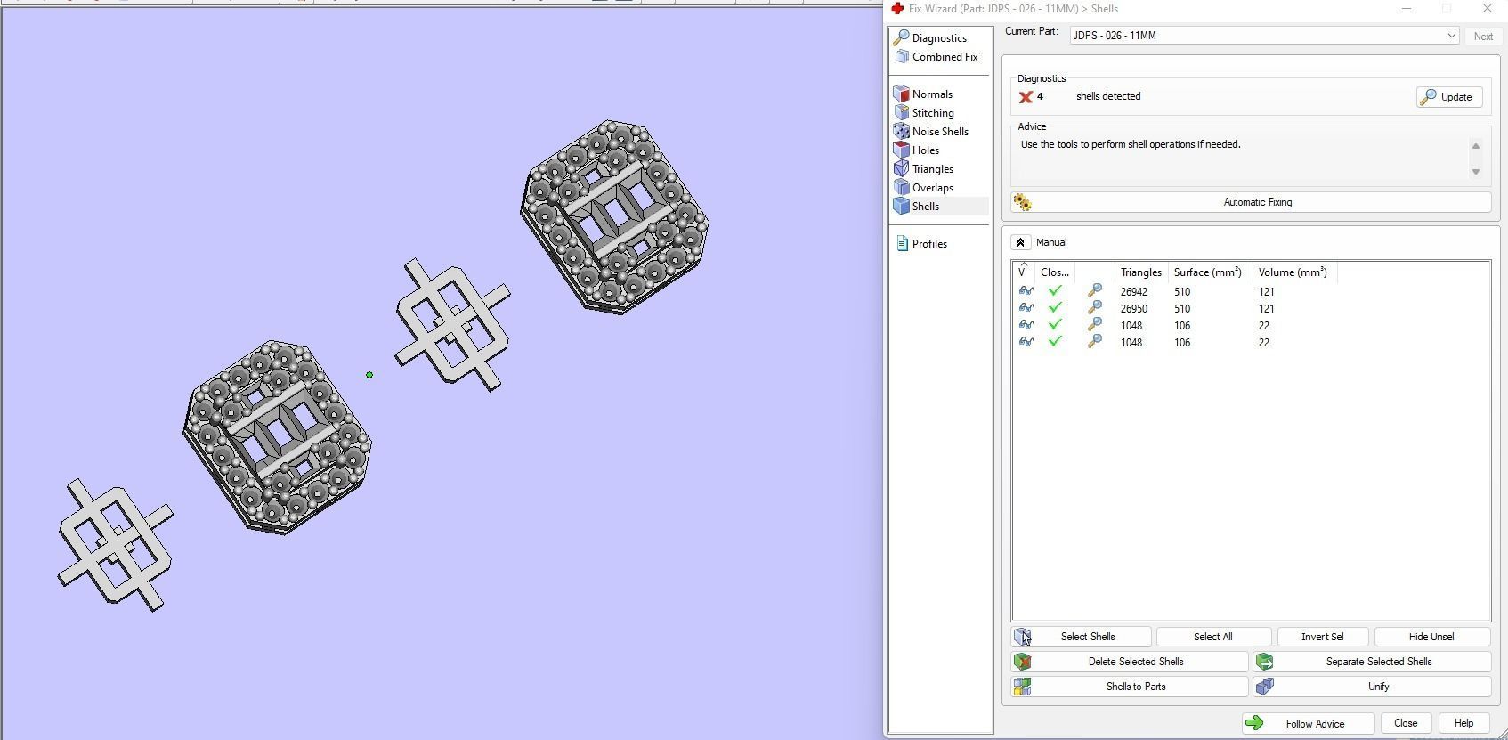 Custom Round Studs Cluster Diamond Studs Earring - Unisex 3D print model_20