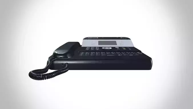 Desk Telephone Low-poly 3D model