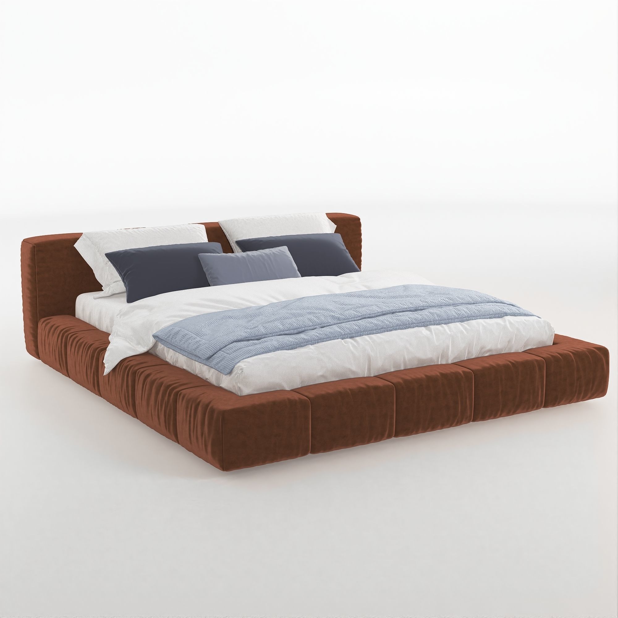 Saba Letto Pixel Bed 3D model_2