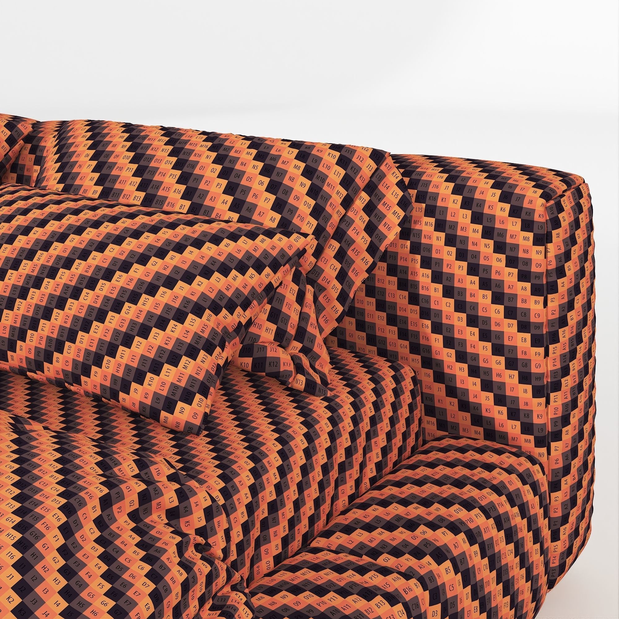 Saba Letto Pixel Bed 3D model_3