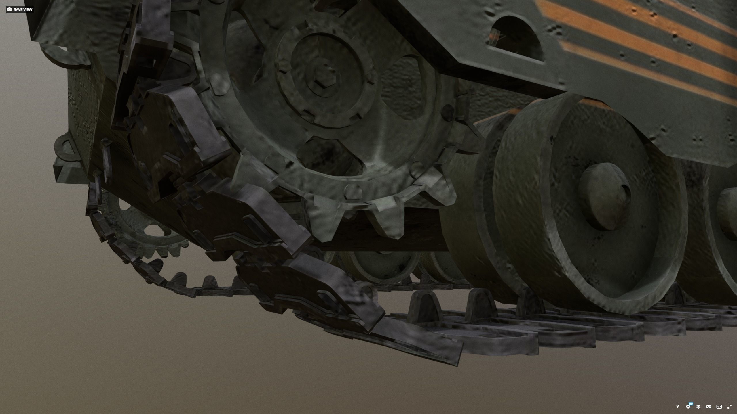 T14 - Armata Green 3D model_16