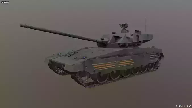 T14 - Armata Green 3D model