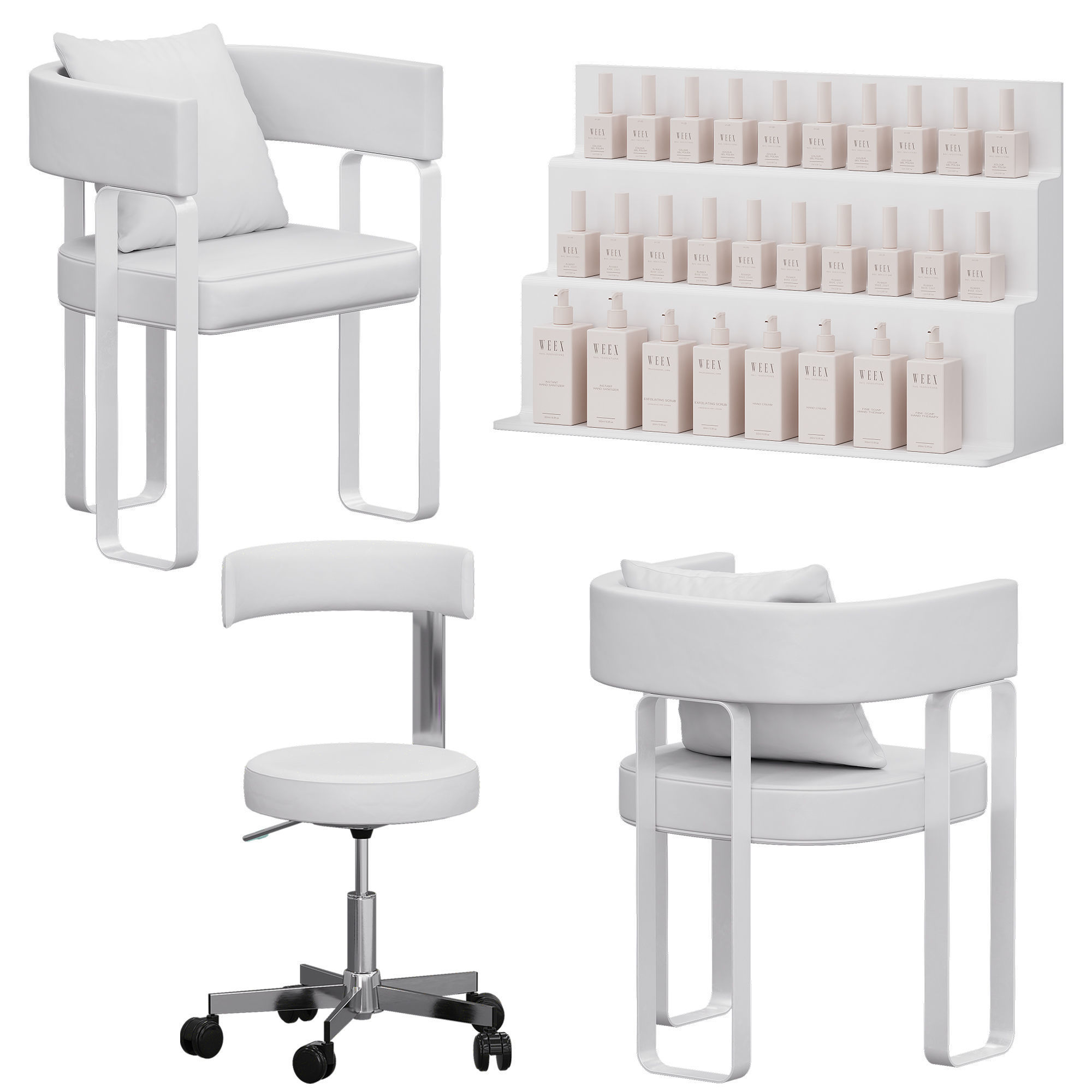 Manicure salon 4 3D model_4