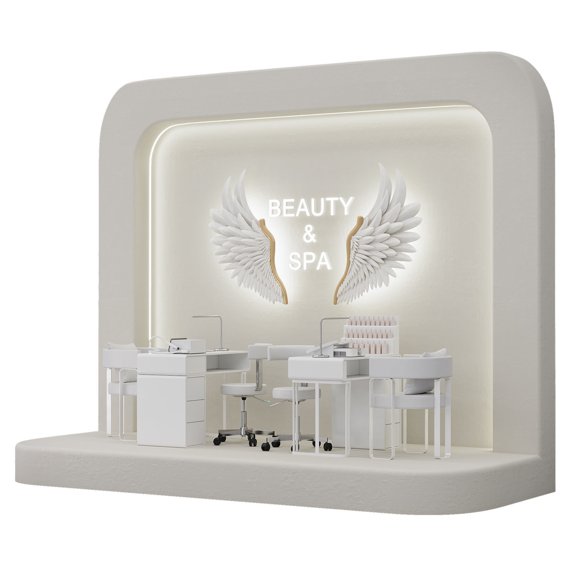 Manicure salon 4 3D model_1