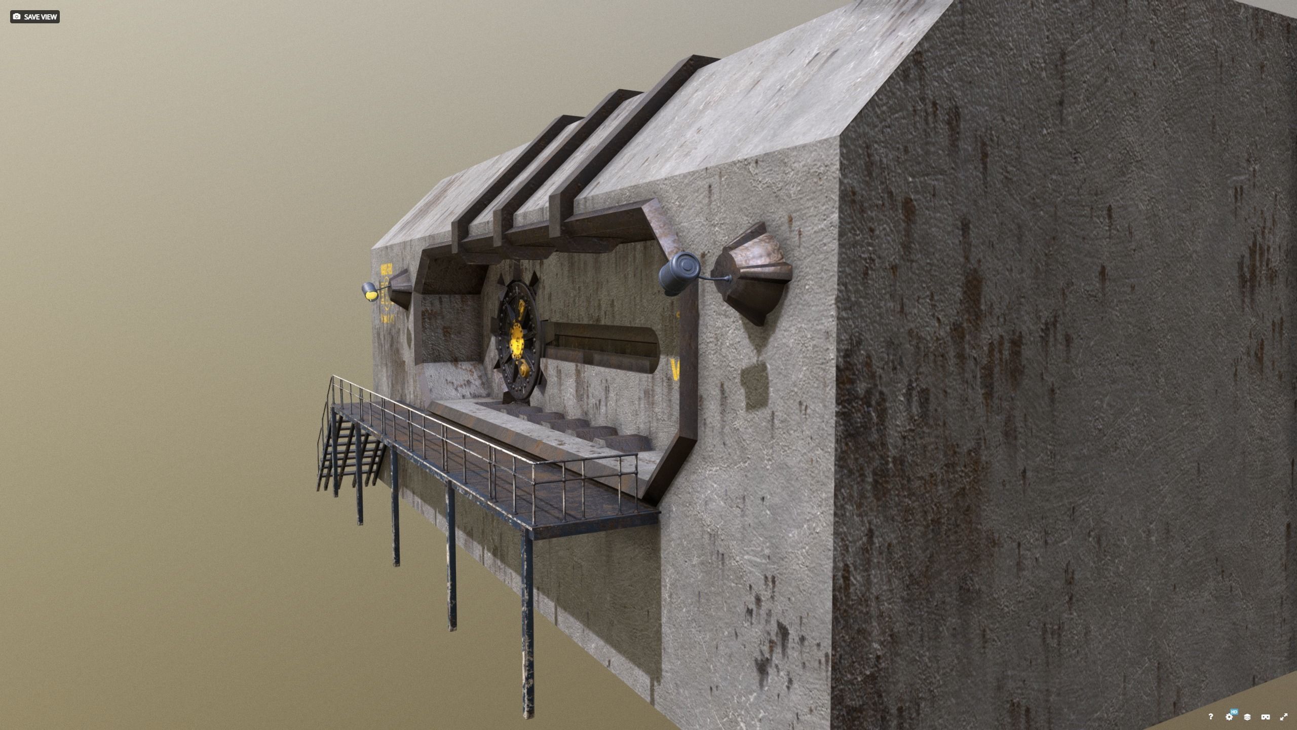 Vault-Tec - Vault 41 Bunkergate 3D model_2
