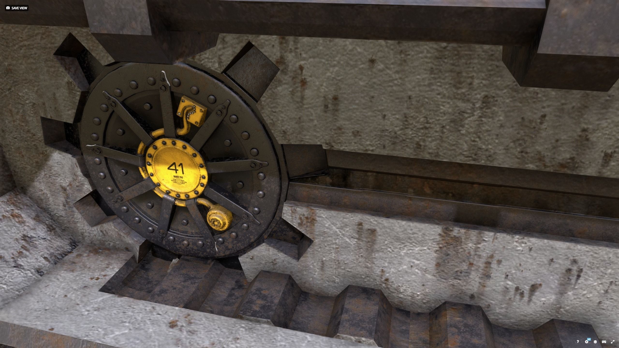 Vault-Tec - Vault 41 Bunkergate 3D model_14