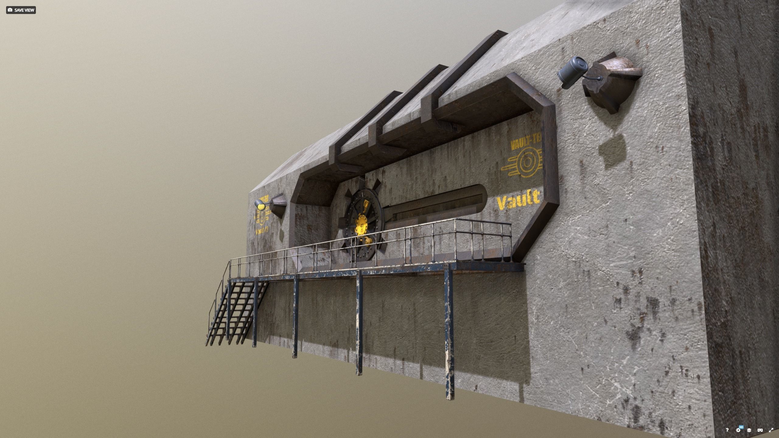 Vault-Tec - Vault 41 Bunkergate 3D model_15