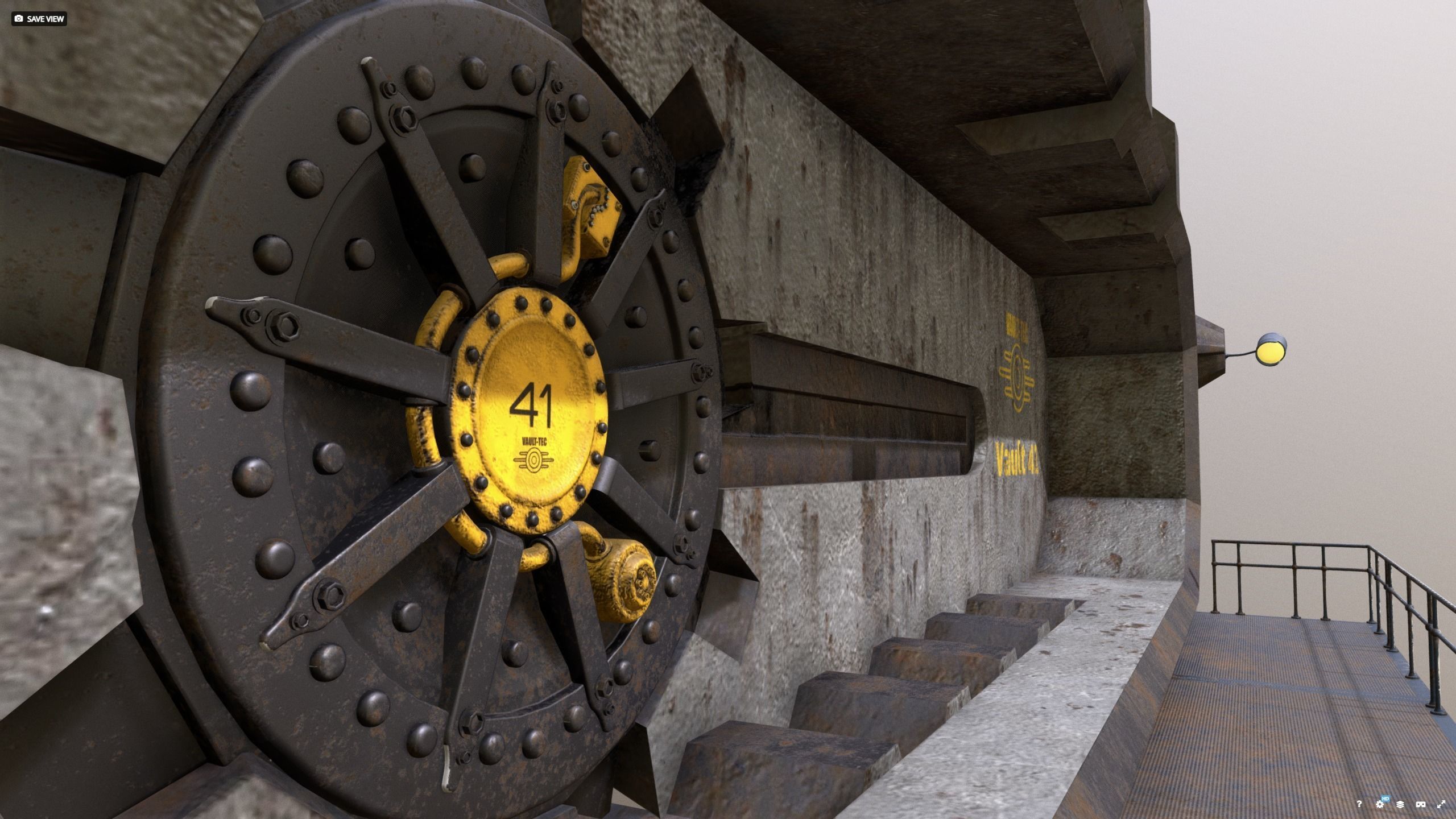 Vault-Tec - Vault 41 Bunkergate 3D model_13
