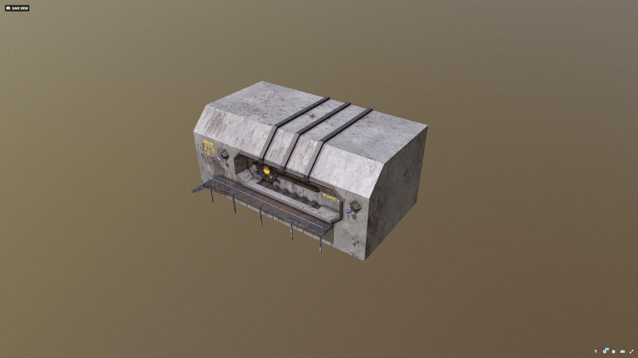 Vault-Tec - Vault 41 Bunkergate 3D model_17