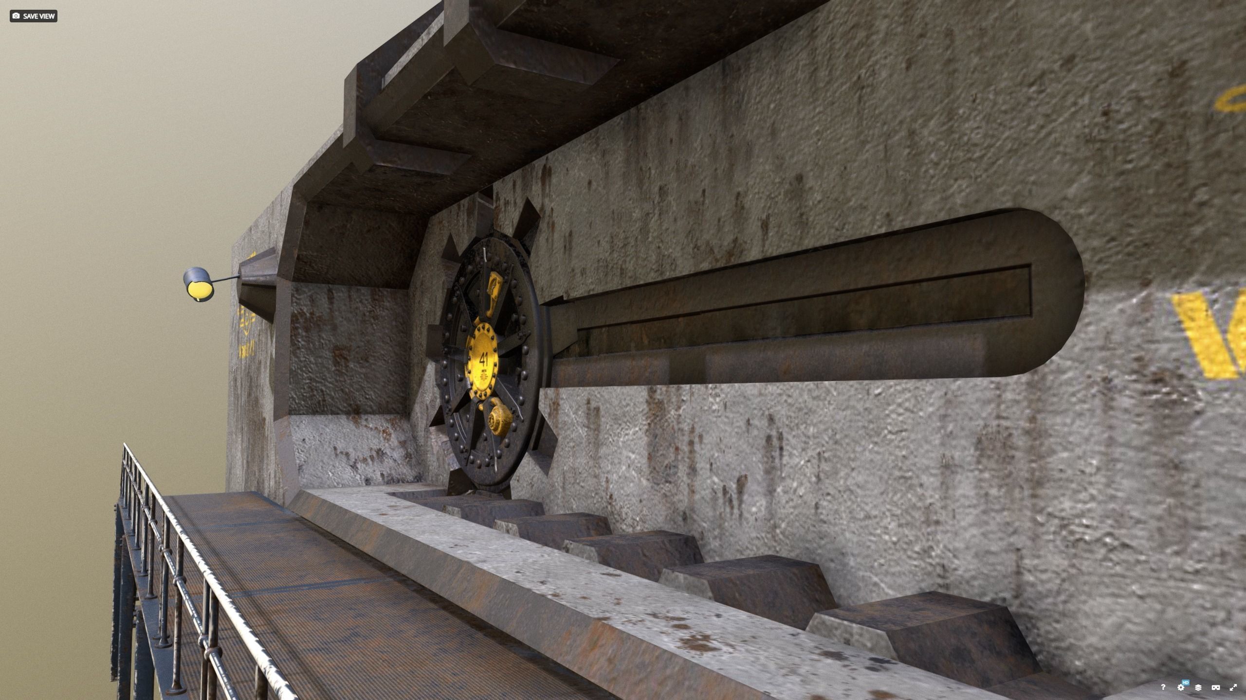 Vault-Tec - Vault 41 Bunkergate 3D model_6