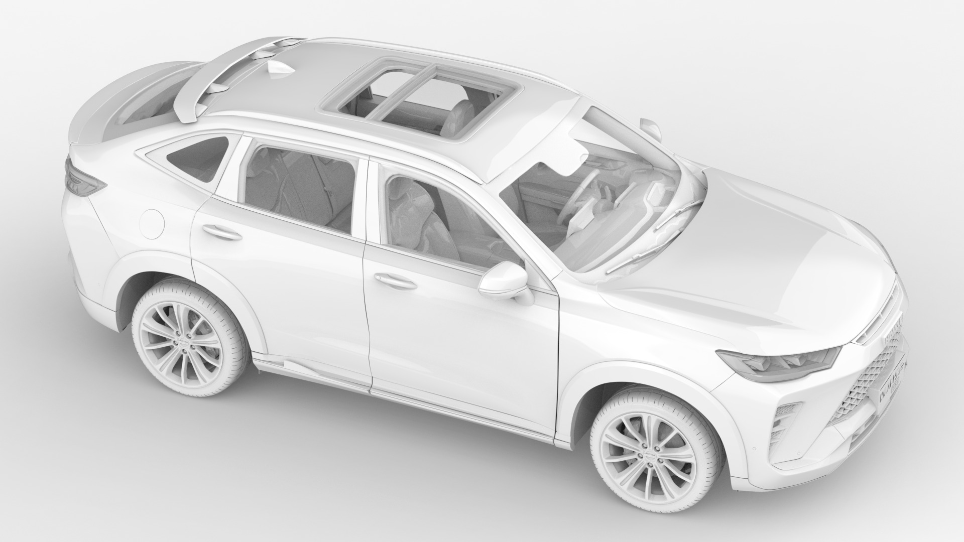 GWM Haval H6 GT 2023  3D model_9