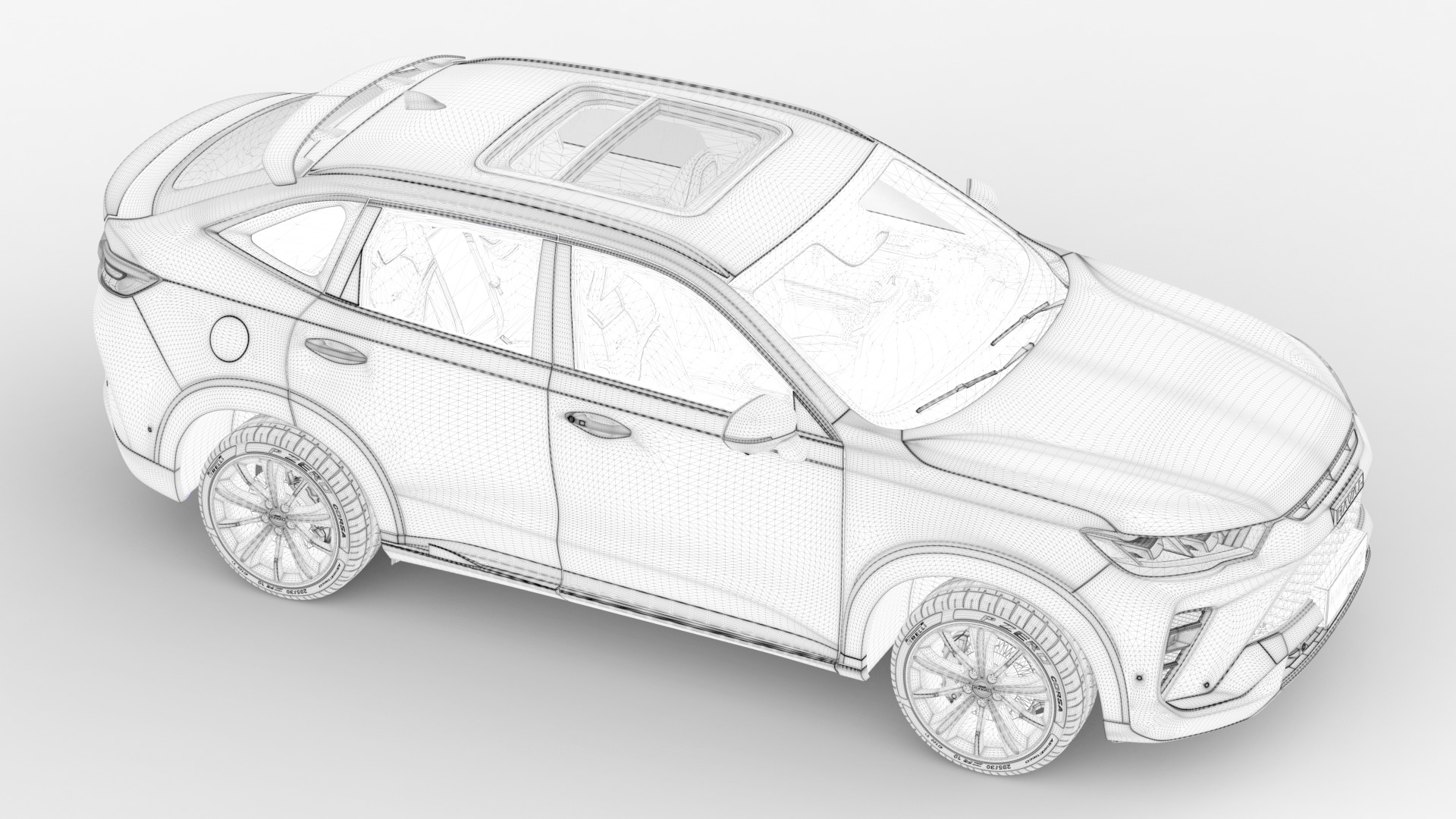 GWM Haval H6 GT 2023  3D model_14