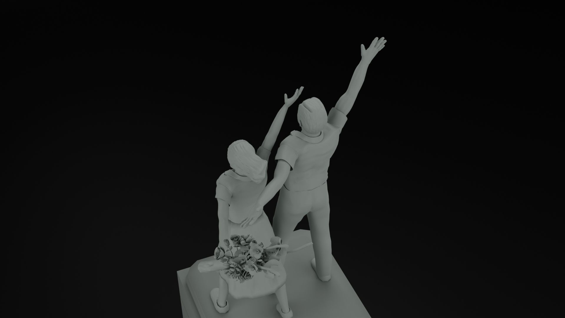 Selamat Datang Monument 3D model_25