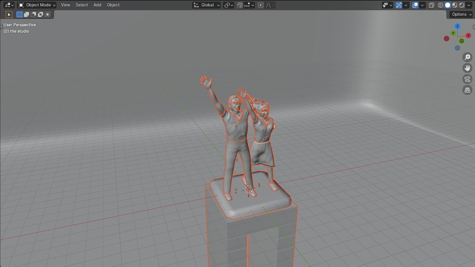 Selamat Datang Monument 3D model_44