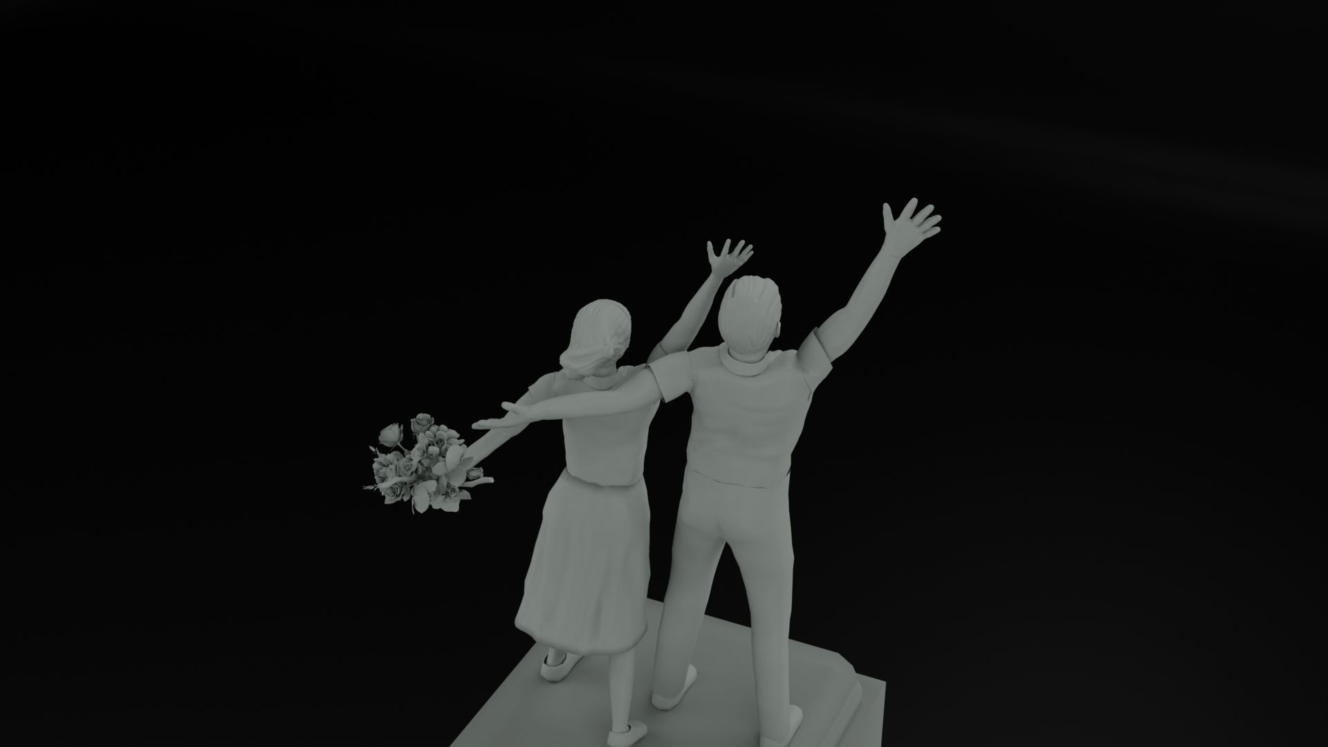 Selamat Datang Monument 3D model_26