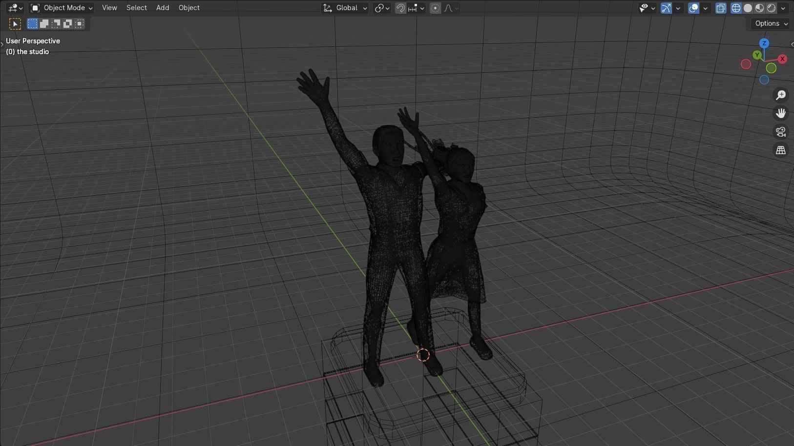 Selamat Datang Monument 3D model_46