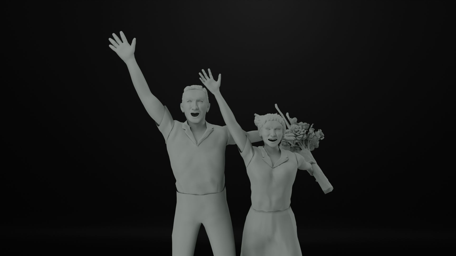 Selamat Datang Monument 3D model_21