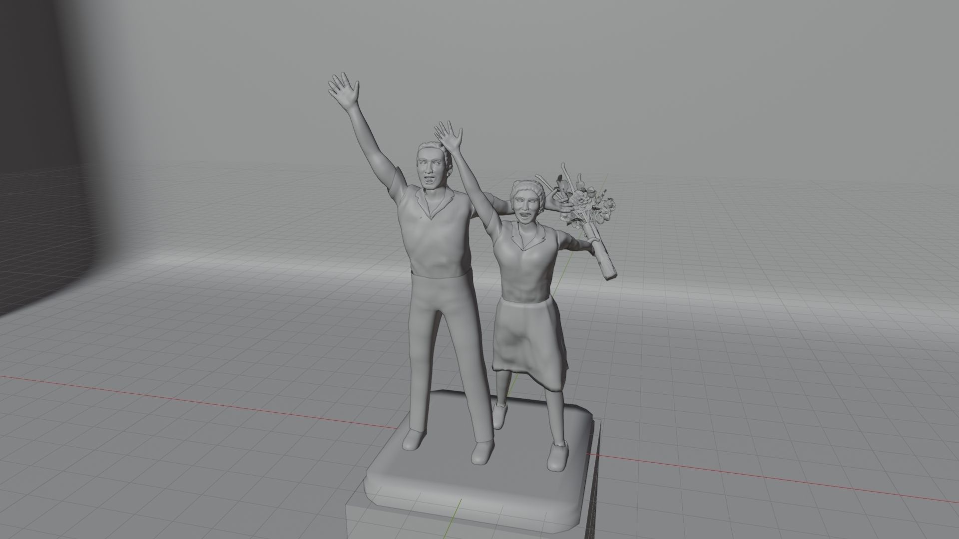 Selamat Datang Monument 3D model_34