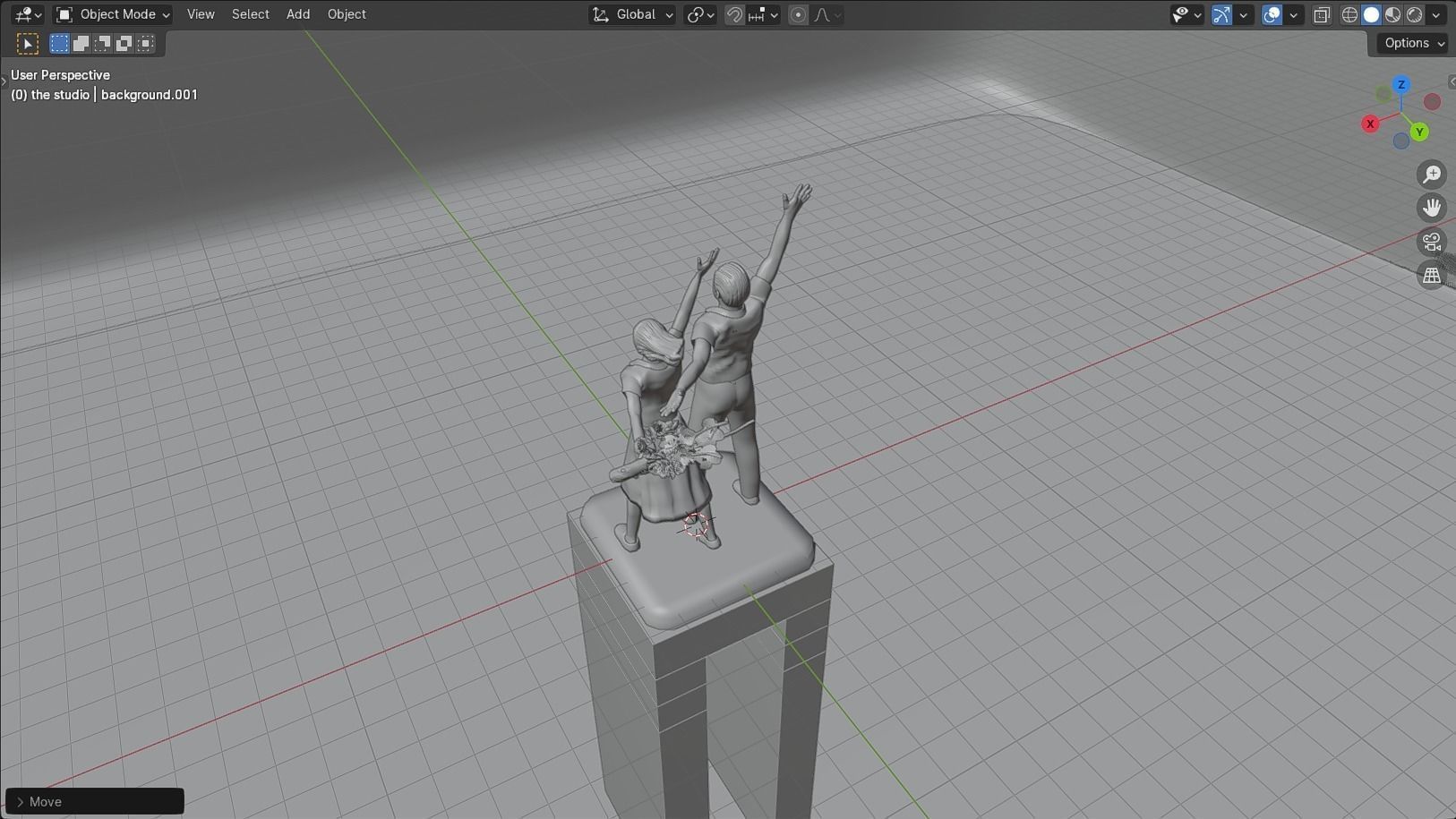 Selamat Datang Monument 3D model_39
