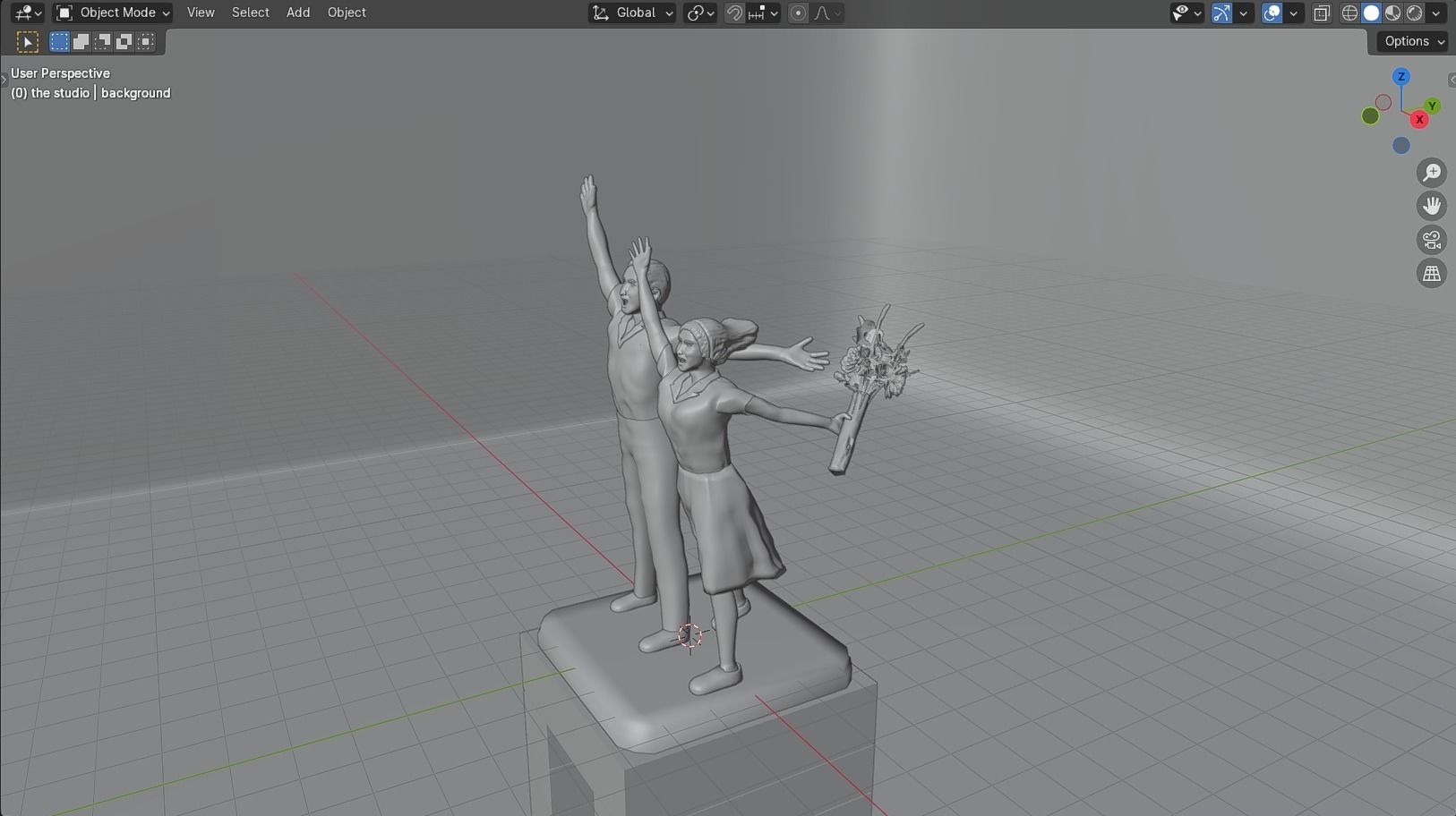 Selamat Datang Monument 3D model_38