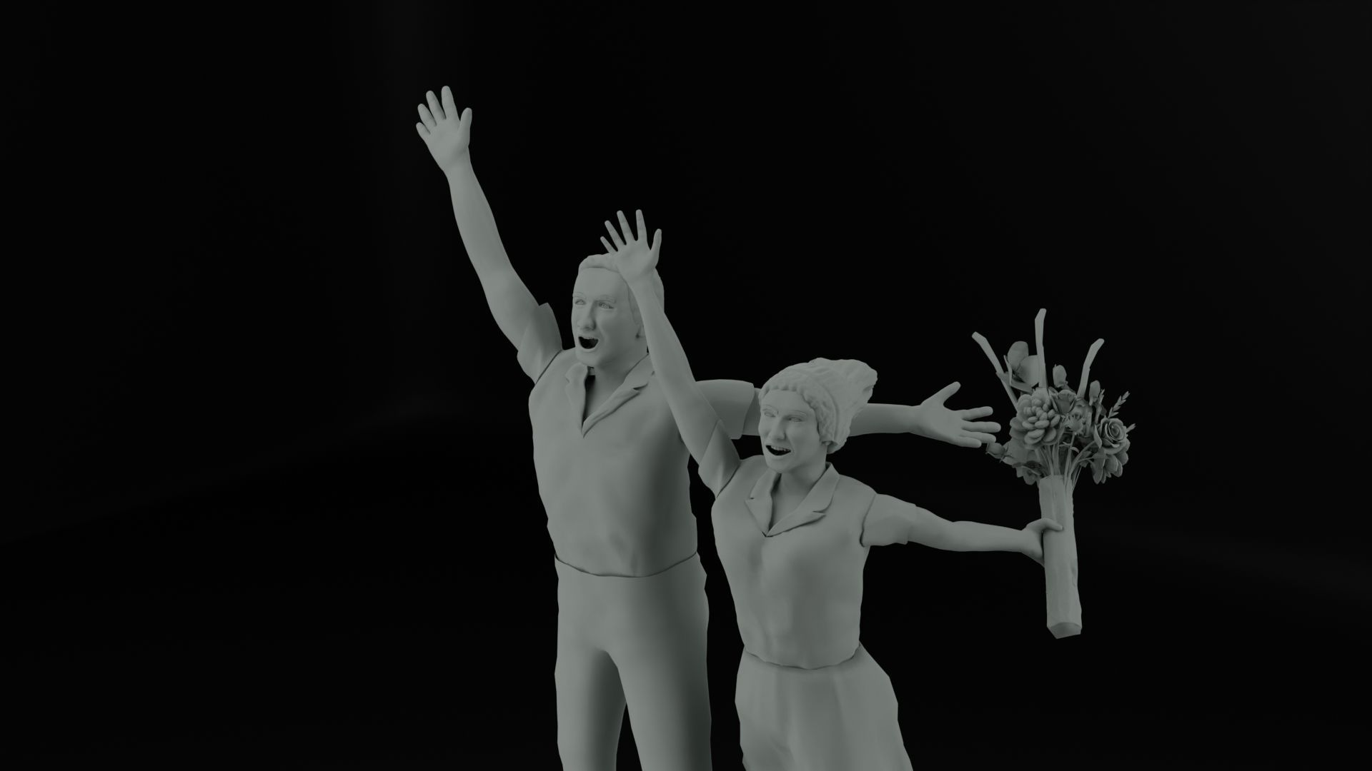 Selamat Datang Monument 3D model_22