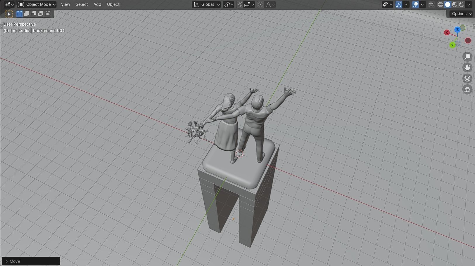 Selamat Datang Monument 3D model_40