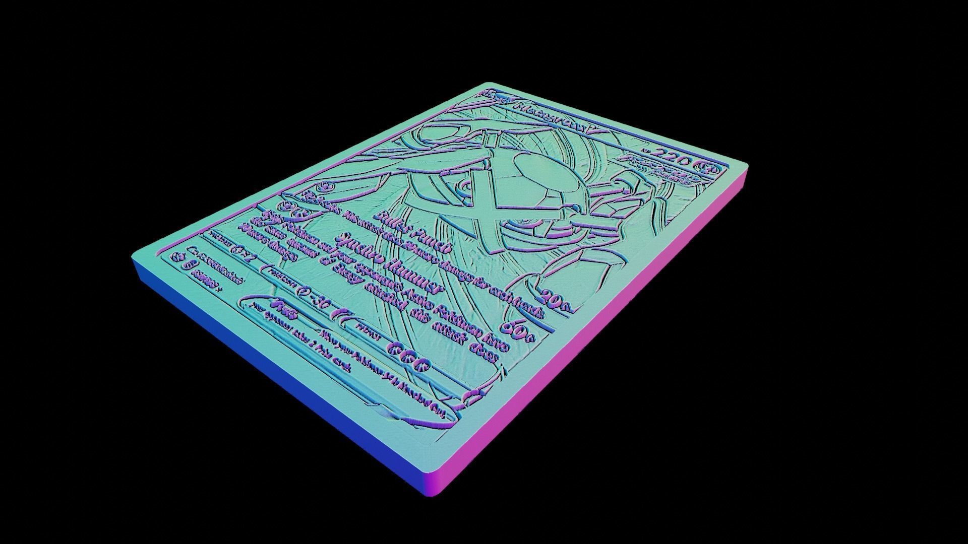 METAGROSS V POKEMON CARD 3D print model_3