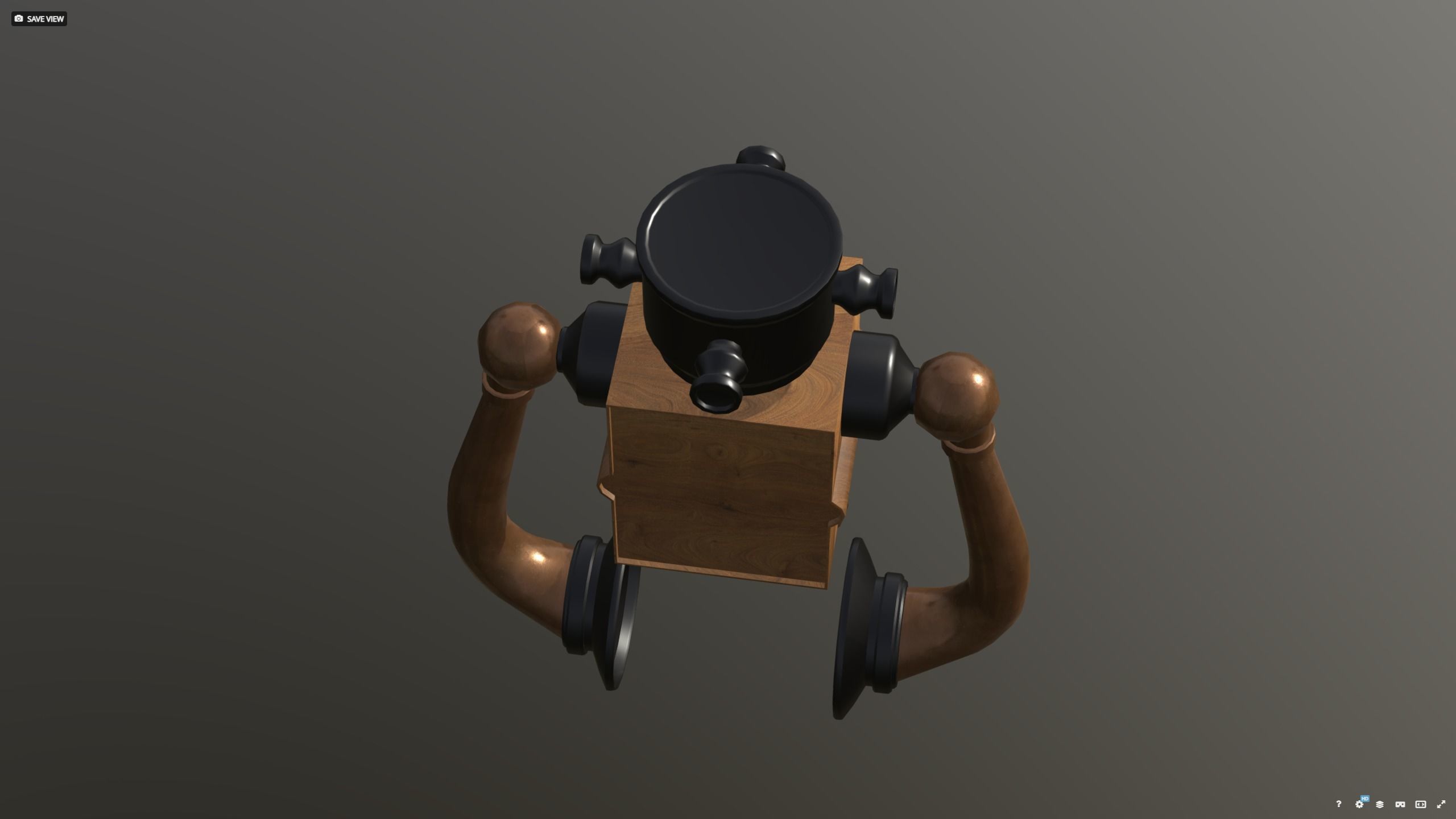 Phone wall version 1910 - titanic era 3D model_15