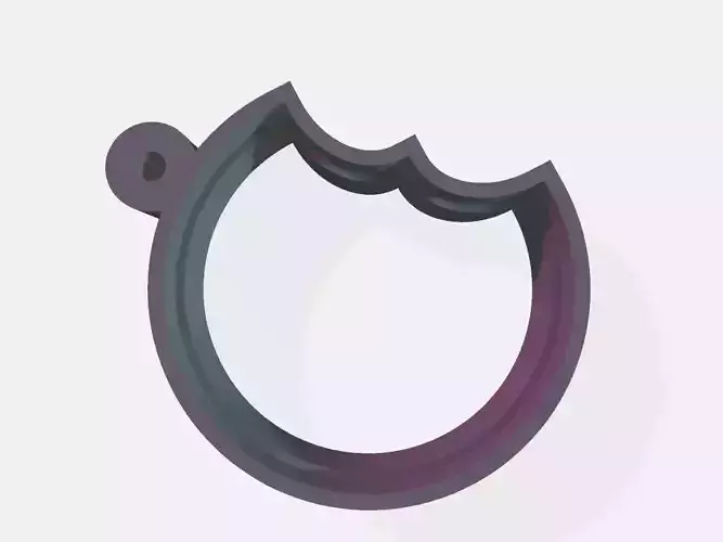 SET 10 KEYCHAINS 3D print models strawberry cookies