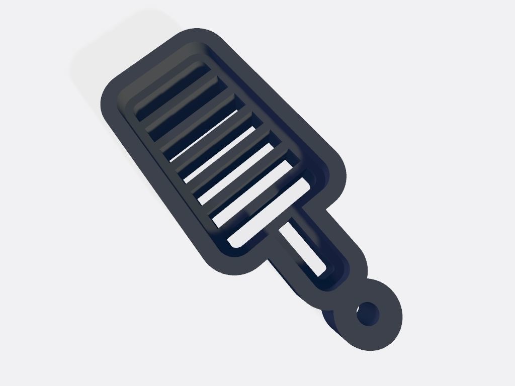 SET 10 KEYCHAINS 3D print models ice cream cake 3D print model_1