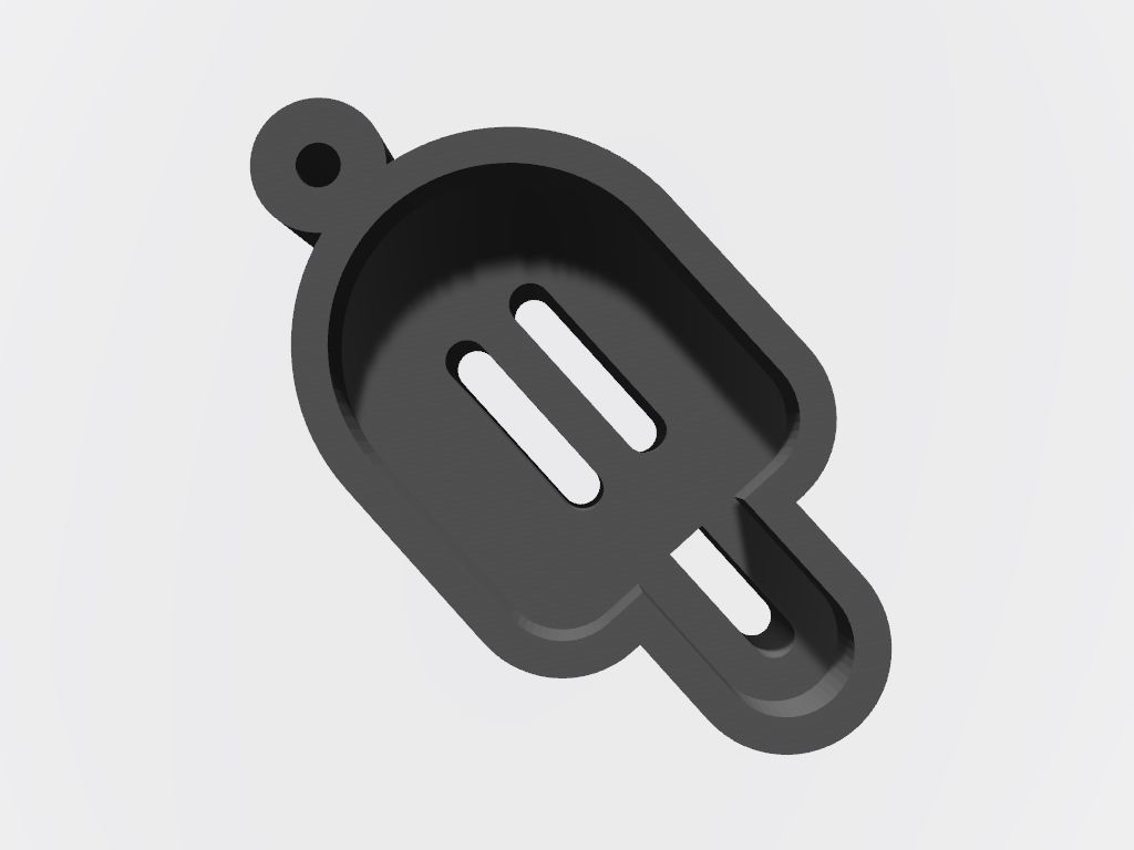 SET 10 KEYCHAINS 3D print models ice cream cake 3D print model_3