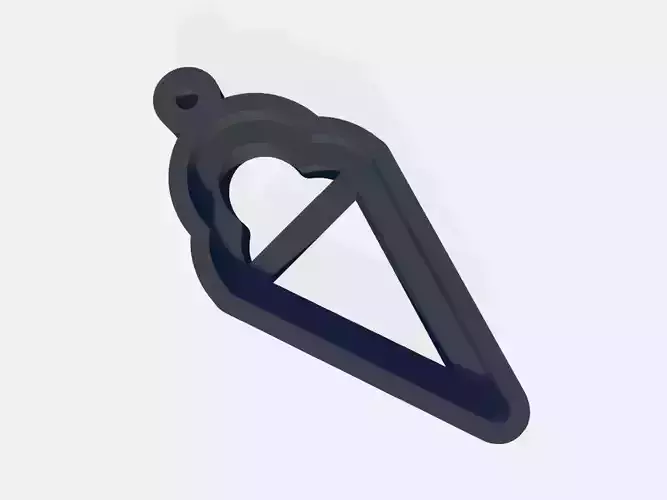 SET 10 KEYCHAINS 3D print models ice cream cake