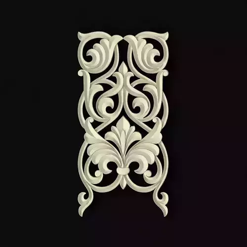 Central decor ornament for furniture