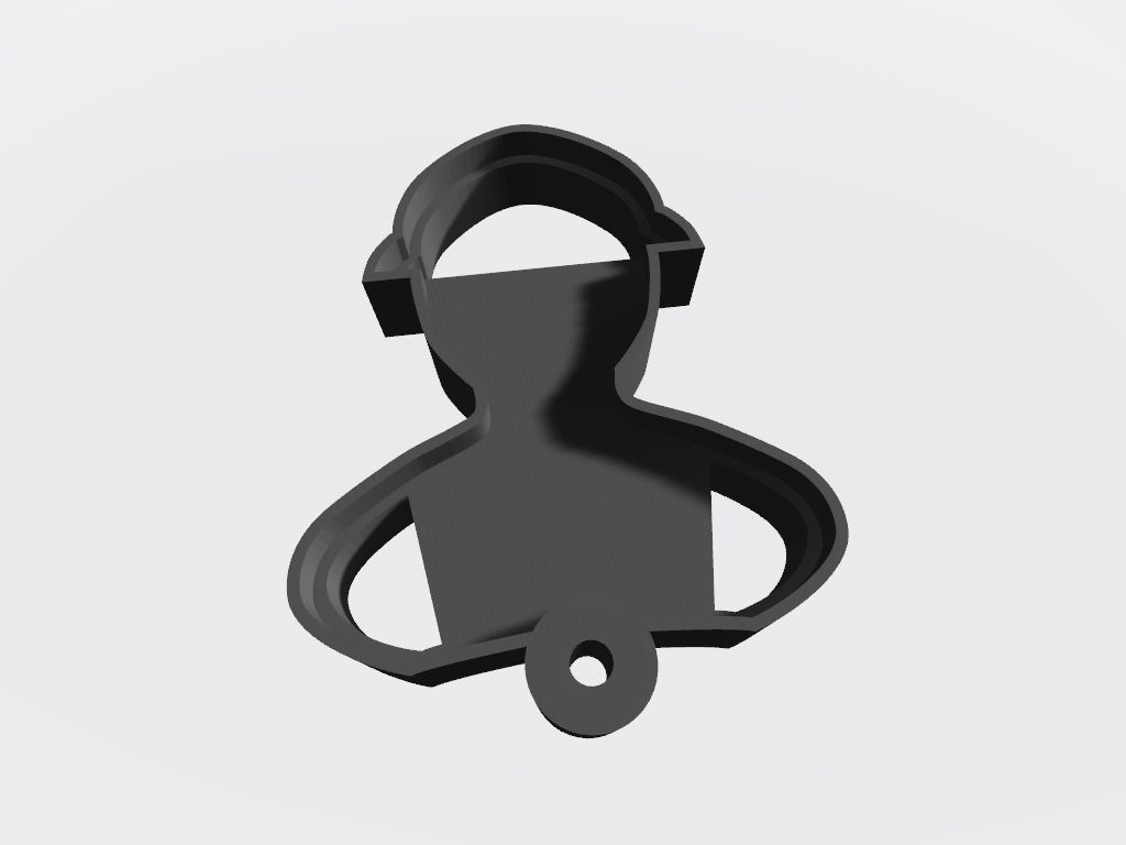 SET 10 KEYCHAINS 3D print models banana apple 3D print model_3