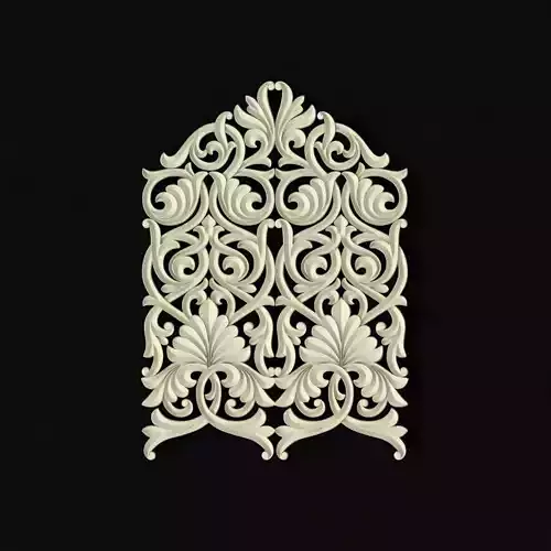 Central decor ornament for furniture