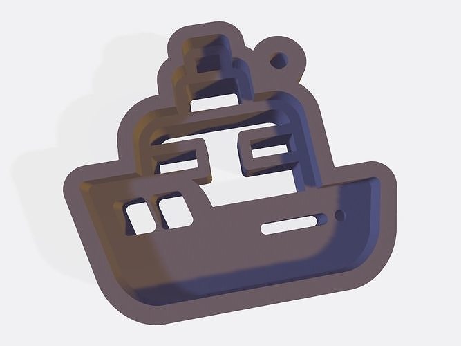 SET 10 KEYCHAINS 3D print models ship 3D print model
