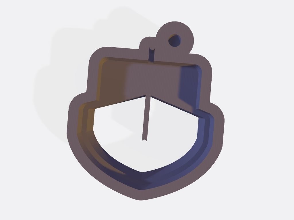 SET 10 KEYCHAINS 3D print models ship 3D print model_5