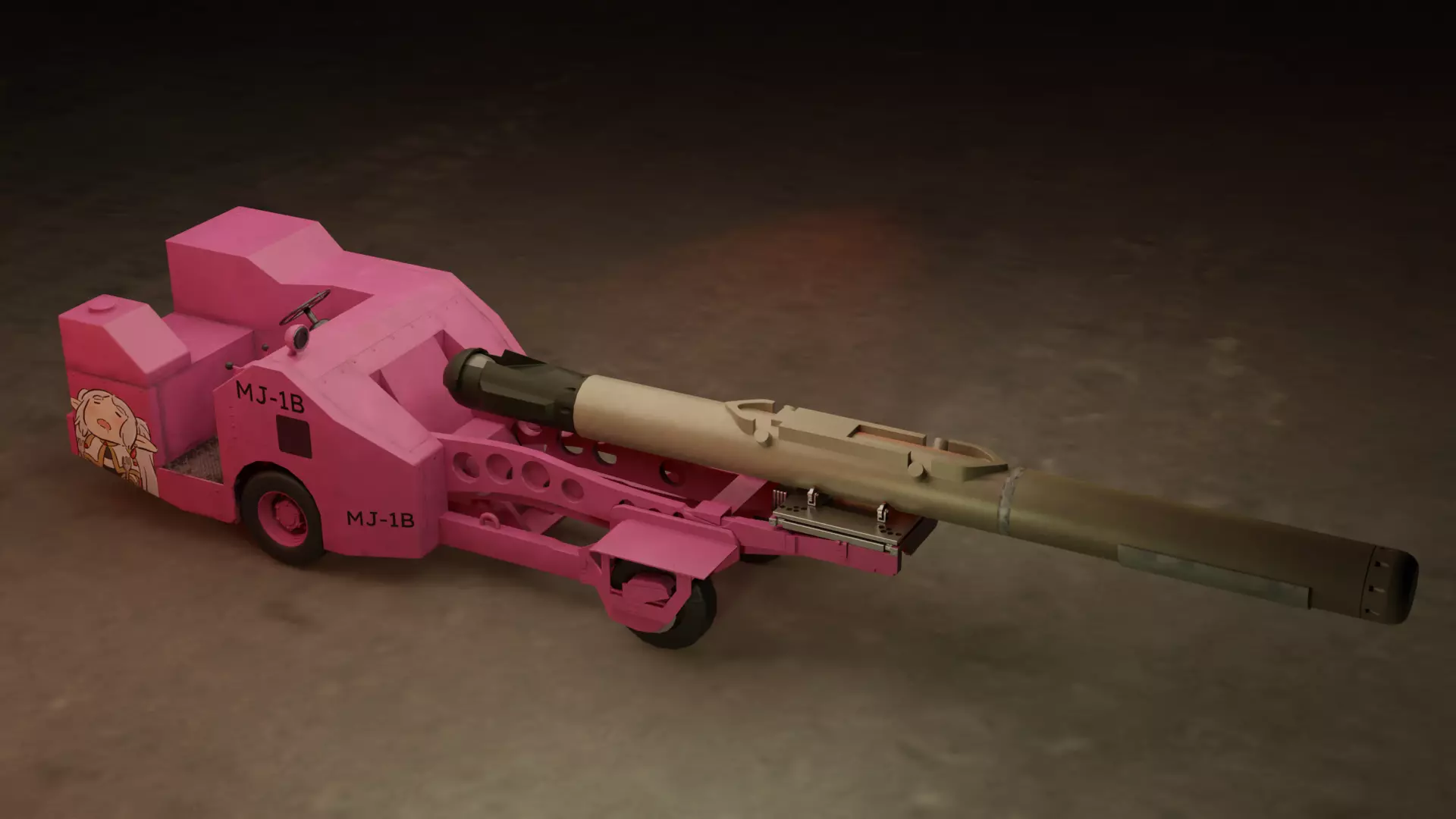 Bomb Loader MJ-1B 3D model