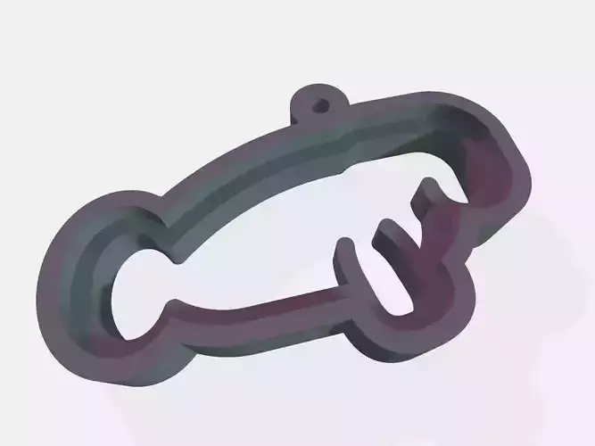 SET 10 KEYCHAINS 3D print models animals