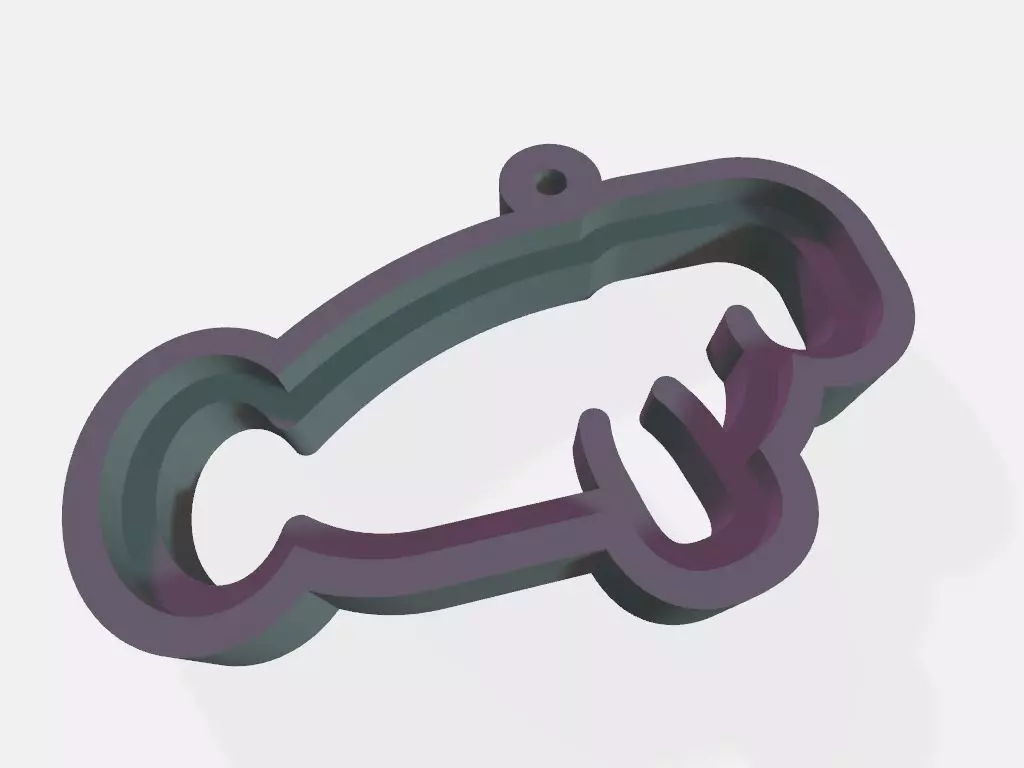 SET 10 KEYCHAINS 3D print models animals 3D print model